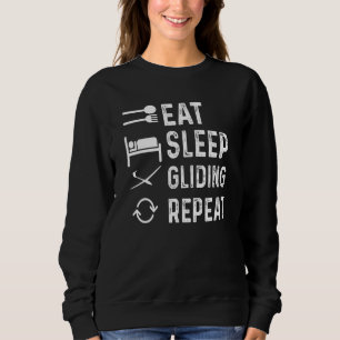 Essen Sleep Gliding Wiederholung, Liebe to Glide, Sweatshirt