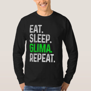Essen Sleep Glima Wiederholung Kampfkünste der Kam T-Shirt