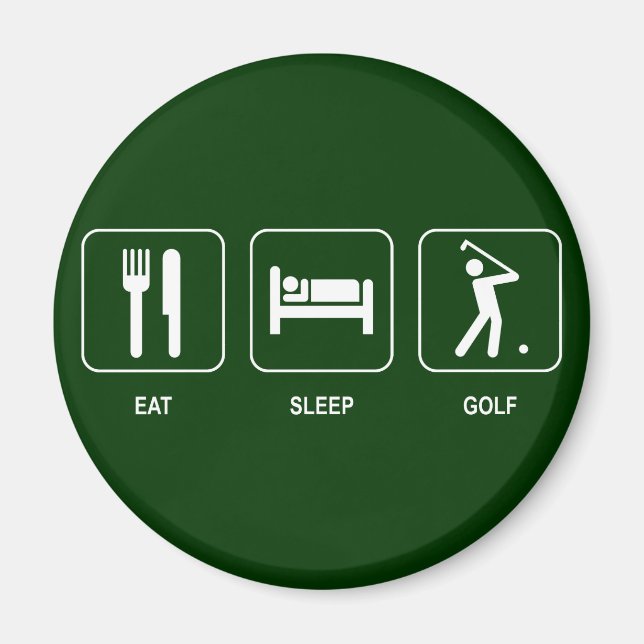 Essen Sleep Golf Magnet (Vorne)