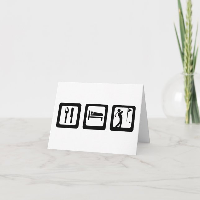 Essen Sleep Golf Mitteilungskarten (Vorderseite)