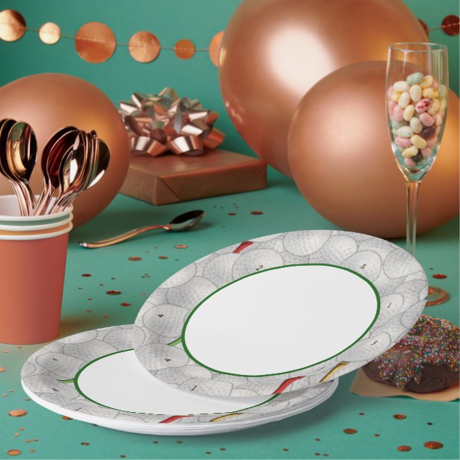 Essen Sleep Golf Pappteller (Multi)