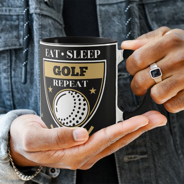 Essen Sleep Golf Wiederholung Tasse (Von Creator hochgeladen)