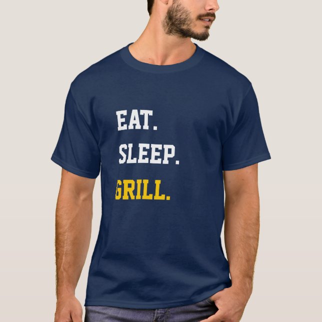 Essen Sleep Grill T-Shirt (Vorderseite)