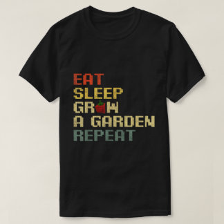 Essen Sleep Grow Garden Repeat Gamer T-Shirt