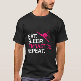 Essen Sleep Gymnastik Wiederholen Hoodie Weihnacht T-Shirt