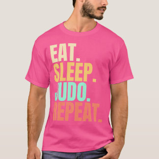 Essen Sleep Judo Wiederholung T-Shirt