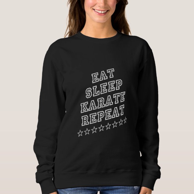 Essen Sleep Karate Sarcastic Sweatshirt (Vorderseite)