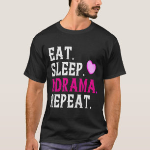 Essen Sleep Kdrama Wiederholung Hoodie Niedliches T-Shirt