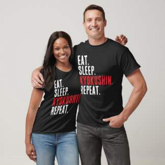 Essen Sleep Kyokushin Repeat Karate Kung Fu Traini T-Shirt
