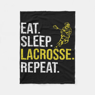 Essen Sleep Lacrosse Wiederholung Sportteam gibt M Fleecedecke