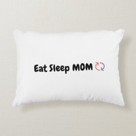 Essen Sleep Mama Wiederholen Mütter Liebe Dekokissen