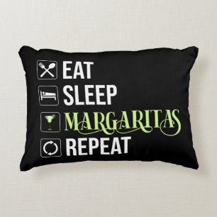Essen Sleep Margaritas Wiederholen Dekokissen