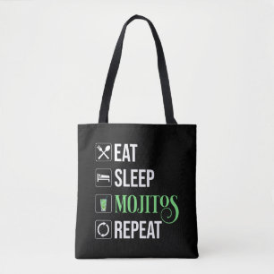 Essen Sleep Mojitos Wiederholung Tasche