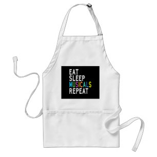 Essen Sleep Musicals Wiederholung, Broadway Schaus Schürze