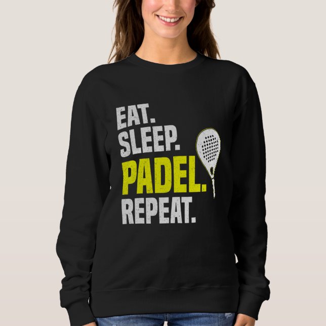 Essen Sleep Padel Wiederholung Sweatshirt (Vorderseite)