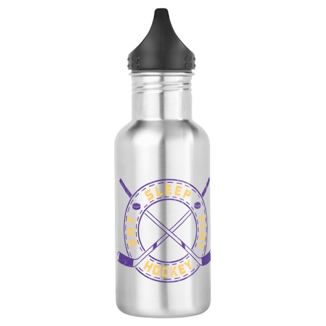 Essen Sleep Play Hockey Trinkflasche (Links)