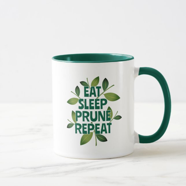 Essen Sleep Prune Wiederholen Kaffee Tasse für Gär (Rechts)