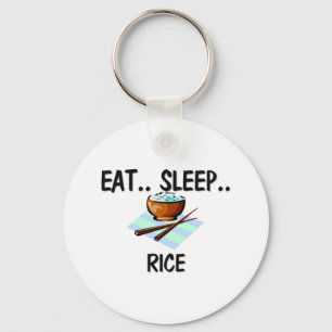 Essen Sleep RICE Schlüsselanhänger
