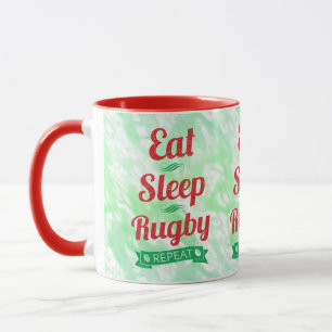 Essen Sleep Rugby Wiederholung Tasse