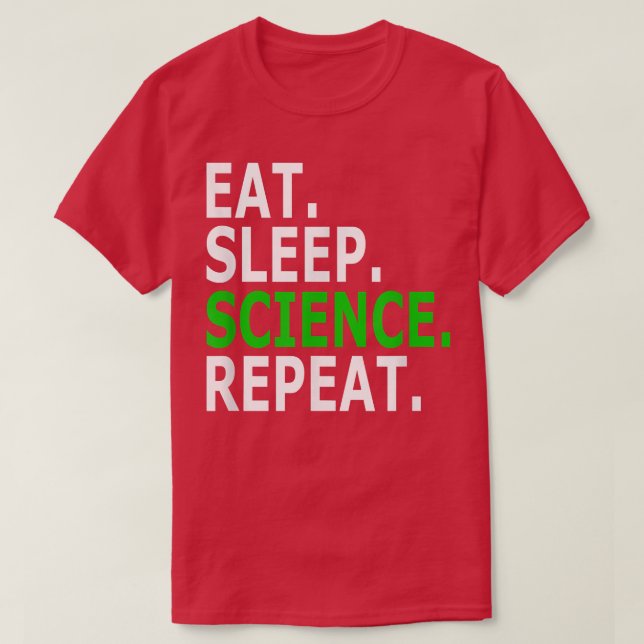 Essen Sleep Science Wiederholung Pro-Science T-Shirt (Design vorne)