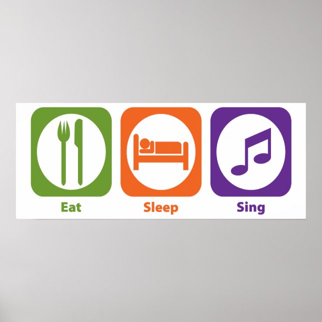 Essen Sleep Sing Poster (Vorne)