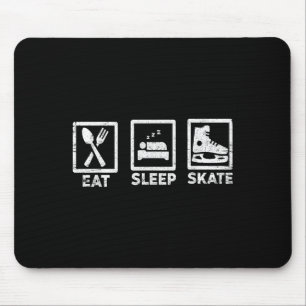 Essen Sleep Skate Wiederholung Ice Skaten Life Min Mousepad