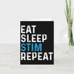 Essen Sleep Stim Wiederholung Stimming Autismus Be Karte