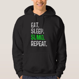 Essen Sleep Sumo Wiederholung Kampfkünste der Kamp Hoodie