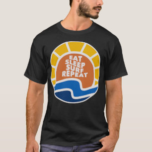 Essen Sleep Surf Wiederholung TShirt