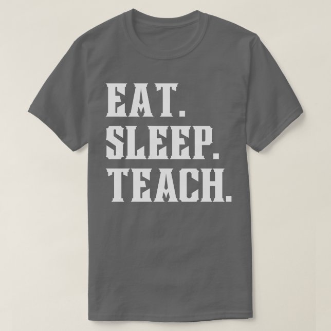 Essen Sleep Teach T-Shirt (Design vorne)