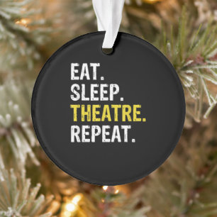 Essen Sleep Theater Wiederholung Schauspieler Dram Ornament