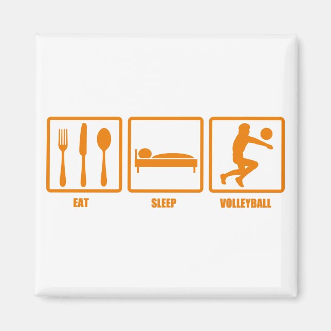 Essen Sleep Volleyball Magnet (Vorne)