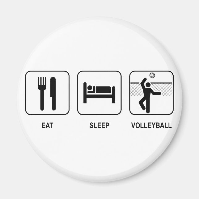 Essen Sleep Volleyball Magnet (Vorne)