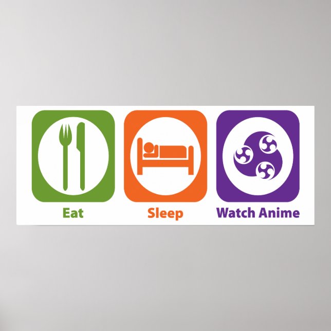 Essen Sleep Watch Anime Poster (Vorne)