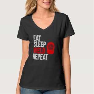Essen Sleep Weld Repeat Welder T-Shirt