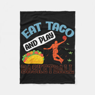 Essen Taco und spielen Bysketbyll Mexico Cinco de Fleecedecke