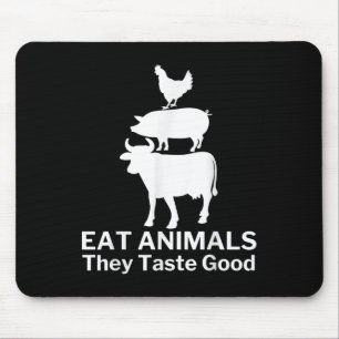 Essen Tiere Funny Grillen Grilling Mousepad