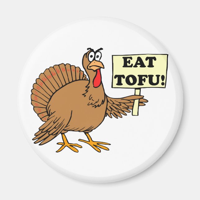 Essen Tofu Magnet (Vorne)