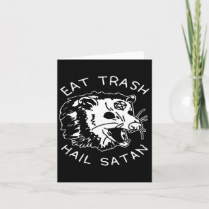 Essen Trash Hail Satan Matching Christmas Pajama X Karte
