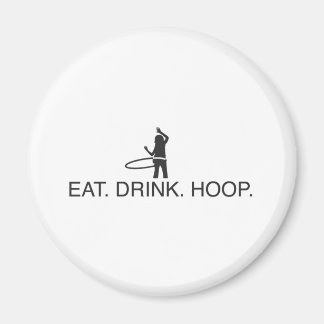 Essen. Trink. Hoop Magnet