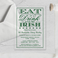 Essen, trinken & Be Irish St. Patrick's Day