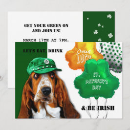 Essen, trinken & Be Irish St. Patrick's Day Party Einladung
