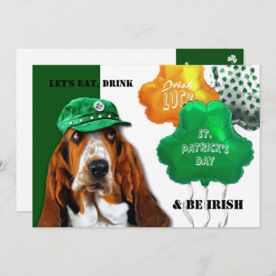 Essen, trinken & Be Irish St. Patrick's Day Party Einladung