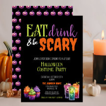 Essen, trinken & Beängstigend sein Halloween Kostü