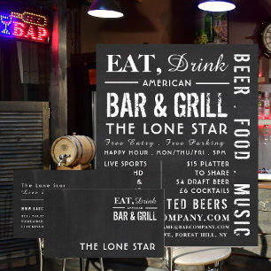 Essen, Trinken Tafel, Pub/Brauerei Werbung Flyer