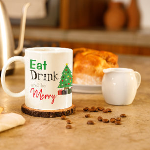 Essen, Trinken und ausgelassen Feiern Kaffeetasse