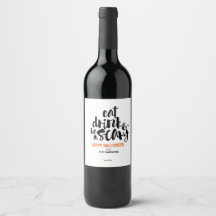 Essen, trinken und Beängstigend sein