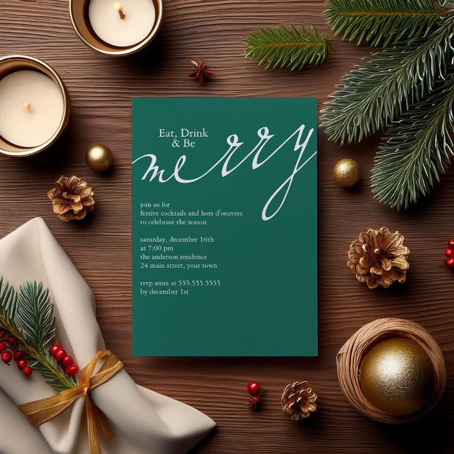 Essen, trinken und sich wohlfühlen - Weihnachten P Einladung (Von Creator hochgeladen)