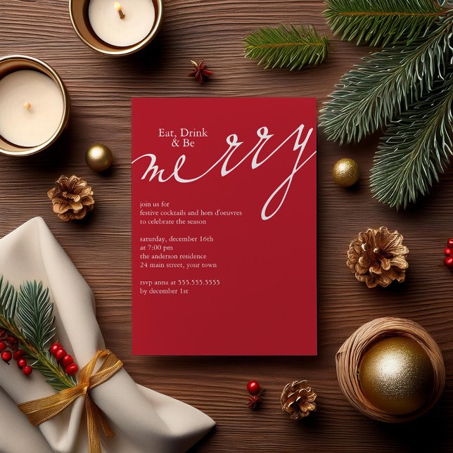 Essen, trinken und sich wohlfühlen - Weihnachten P Einladung (Von Creator hochgeladen)