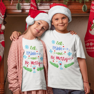 Essen, trinken und sich wohlfühlen, Weihnachten We T-Shirt